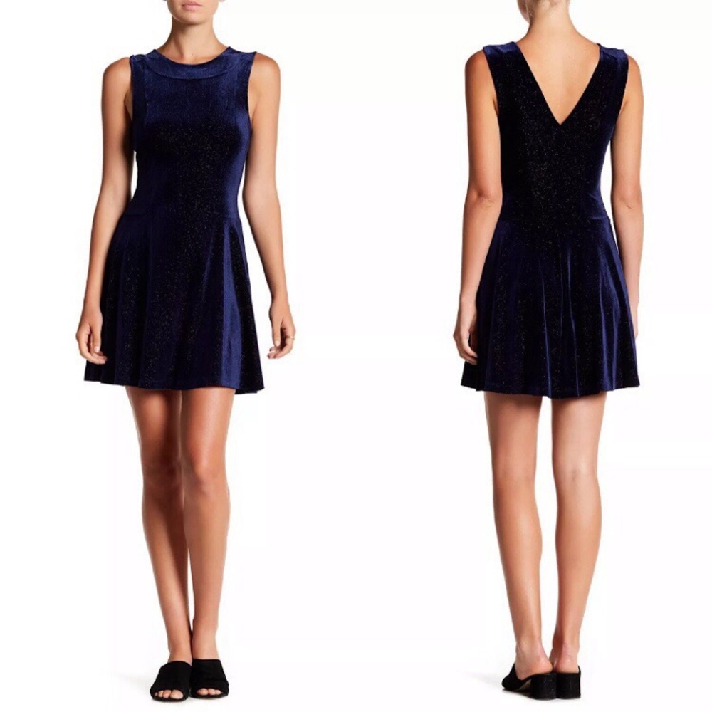 🌿 BCBGeneration Metallic Skater Dress (S) - Picture 6 of 7